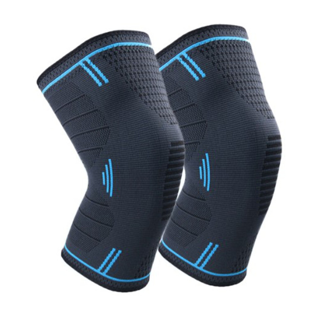 Compression Knee Sleeve, Anti-Slip Silicone Knee Support for Meniscus Tear Arthritis Relief, Knee Brace for Sports Injury Recovery and Running Support