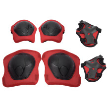 Versatile Protective Gear Set, Breathable Elastic Adjustable Straps Dual Binding System Cable Stayed Design Impact Buffering Protective Gear for Child