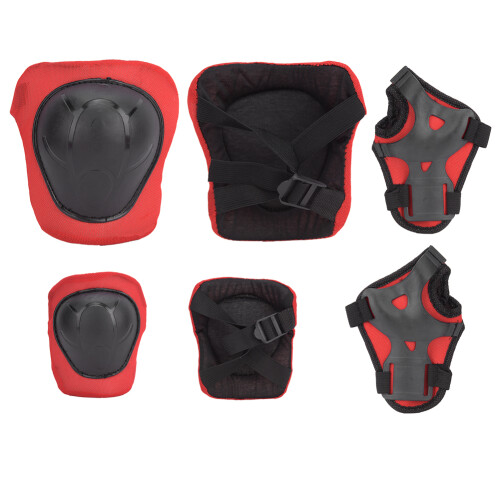 Versatile Protective Gear Set, Breathable Elastic Adjustable Straps Dual Binding System Cable Stayed Design Impact Buffering Protective Gear for Child 1