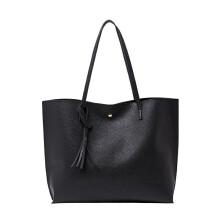 Tote-taske til kvinder, oversized tote-håndtaske i PU-kunstlæder med tophåndtag og magnetisk lukning, rummelig weekendtaske med forstærkede