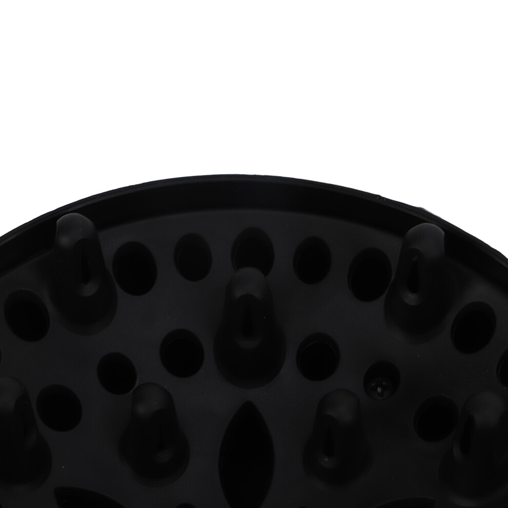 Black Nylon+Pc Hair Dryer Diffuser For Fast Heat Dissipation,