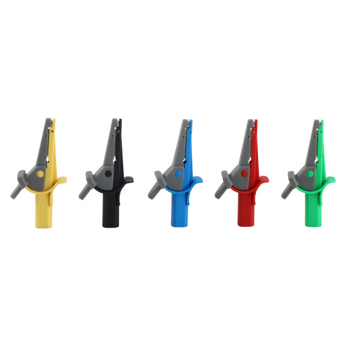 Durable 5Pcs 4mm Banana Jack Clamps Strong Grip Easy Use Multicolor 2
