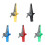 Durable 5Pcs 4mm Banana Jack Clamps Strong Grip Easy Use Multicolor 13