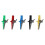 Durable 5Pcs 4mm Banana Jack Clamps Strong Grip Easy Use Multicolor 10