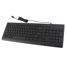 USB Kabel-Chinesisch-Englisches Komfort-Tastatur, 108 Tasten, ABS, leise