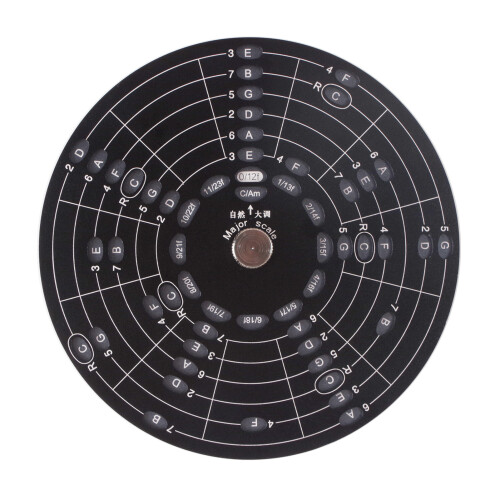Quintenzirkel-Rad, Melodie-Tool mit Ständer, 1