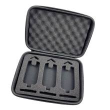 Portable Fishing Bites Alerts Case With Foam Pad Swingers Box Zippered Storage Case