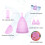 Soft Recyclable Menstrual Cup with Optional Sanitary Transport Bag 2