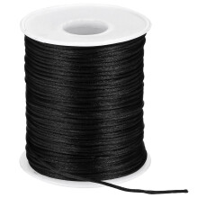 Black Cord Nylon String for DIY Crafts Chinese Knotting Gardening Plant