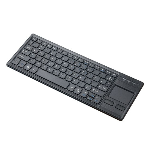 80 Keys USB Wired Keyboard Ultra Thin  Compact Touch Keyboard HUB Function Wired Touch Keyboard