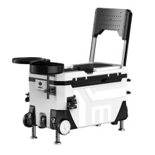 Fishing Cooler with Wheels and Hidden Backrest,  Cold Retention for Outdoor Fishing
