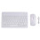 10inch Wireless Keyboard and Mouse RGB Backlit Rechargeable  Keyboard and Mouse Combo Kit White 1