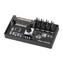 Regolatore Velocità Ventola PWM Ad Alta Potenza   Power 4Pin Regolatore Ventola NAS Server Controllo Velocità Ventola Regolatore Ventola PWM A 4