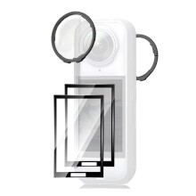 Accessoires pour X5 Caméra : Protections D'Objectif en Verre Optique 2 en 1 et Kit de Protection D'Écran HD à Couverture Complète