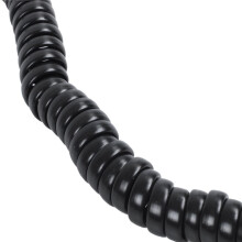 6st 9,3 Inch Zwarte RJ9-Telefoontelefoonmodemspoelsnoerkabel