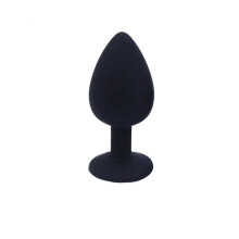 Anal Butt Plug Silicone Prostate Massager with Soft Flexible Texture for Men Women Couples