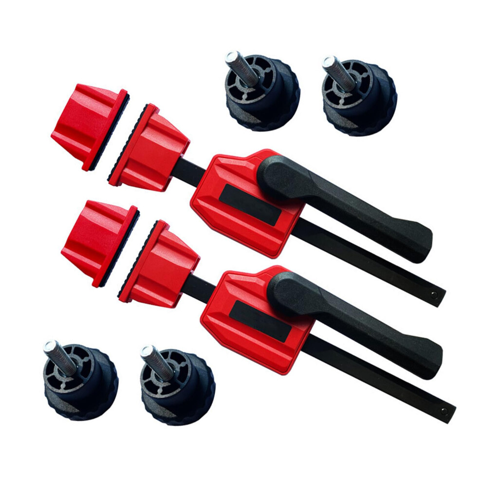 Woodworking Clamp Set 20Mm Quick Fit Ergonomic Grip For Bench And Plank Holding Projects 9382693348975