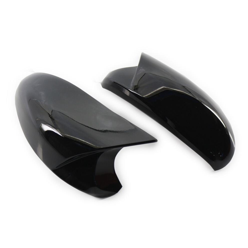 Gloss Side Mirror Cover Caps For Bmw E90 E91 E92 E93 Pre-Lci M3 Style Black 4671376004150