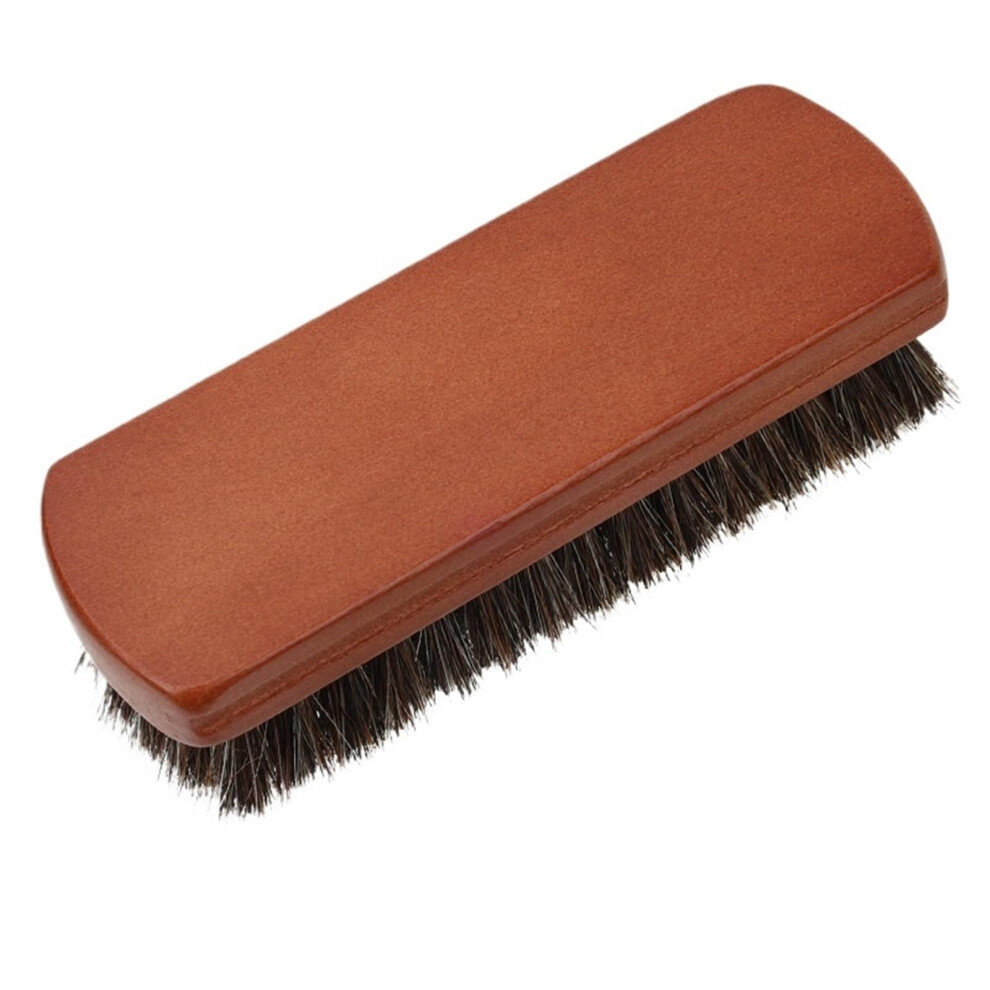 Car Interior Cleaning Brush With Horsehair Bristles For Leather And Fabric Upholstery Detailing 9347817585834