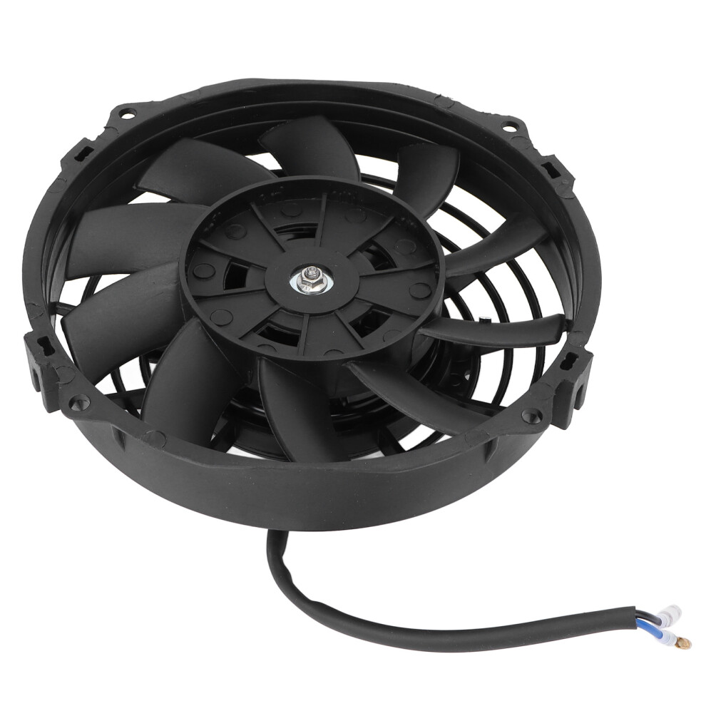 7" 10-Blade Slim Fan Push Pull 12V Universal Radiator Cooling Black 5011376004795