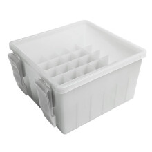 Fishing Lure Box 36 Grids Egi Storage Container with Luminous Octopus Jig Organizer Hard Bait Case for Anglers