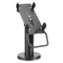 Universal Swivel and Tilt Credit Card Terminal Stand with 360 Adjustment and Cable Management Black
