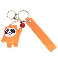 Portachiavi a forma di panda carino per bambine e bambini, regalo ideale. Ciondolo portachiavi dal design a cartone animato con materiale resistente,