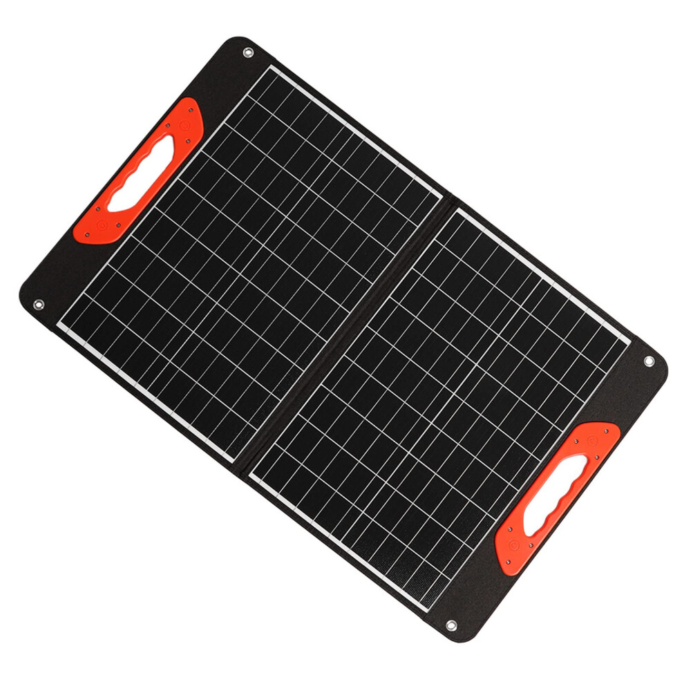 Portable Foldable Solar Panel 60W With Storage Box For Camping Hiking Emergency Backup And Outdoor Activities 9347817586343