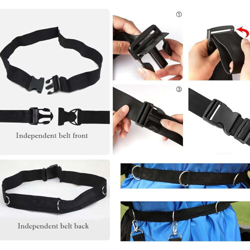Running Parachute Resistance Trainer For Sprint Training, Adjustable Nylon Parachute, Boosts Power, Speed, Agility 2