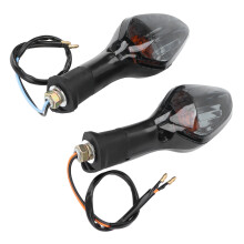 2 Stück Motorrad-Vorneblinker für CB500X NC700 2013-2020 Schwarz