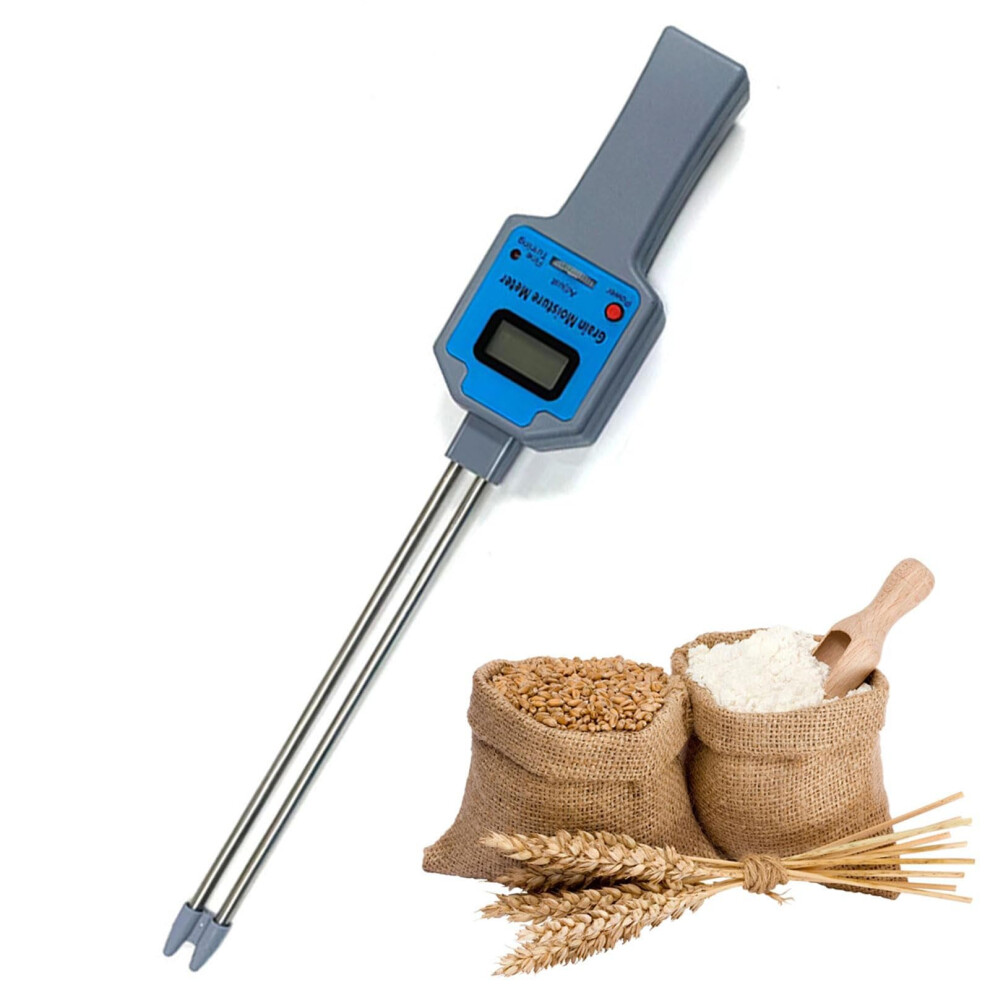 Grain Moisture Meter Digital Handheld Water Content Analyzer For Corn, Wheat, Rice, Beans Portable Monitor 9382693350664