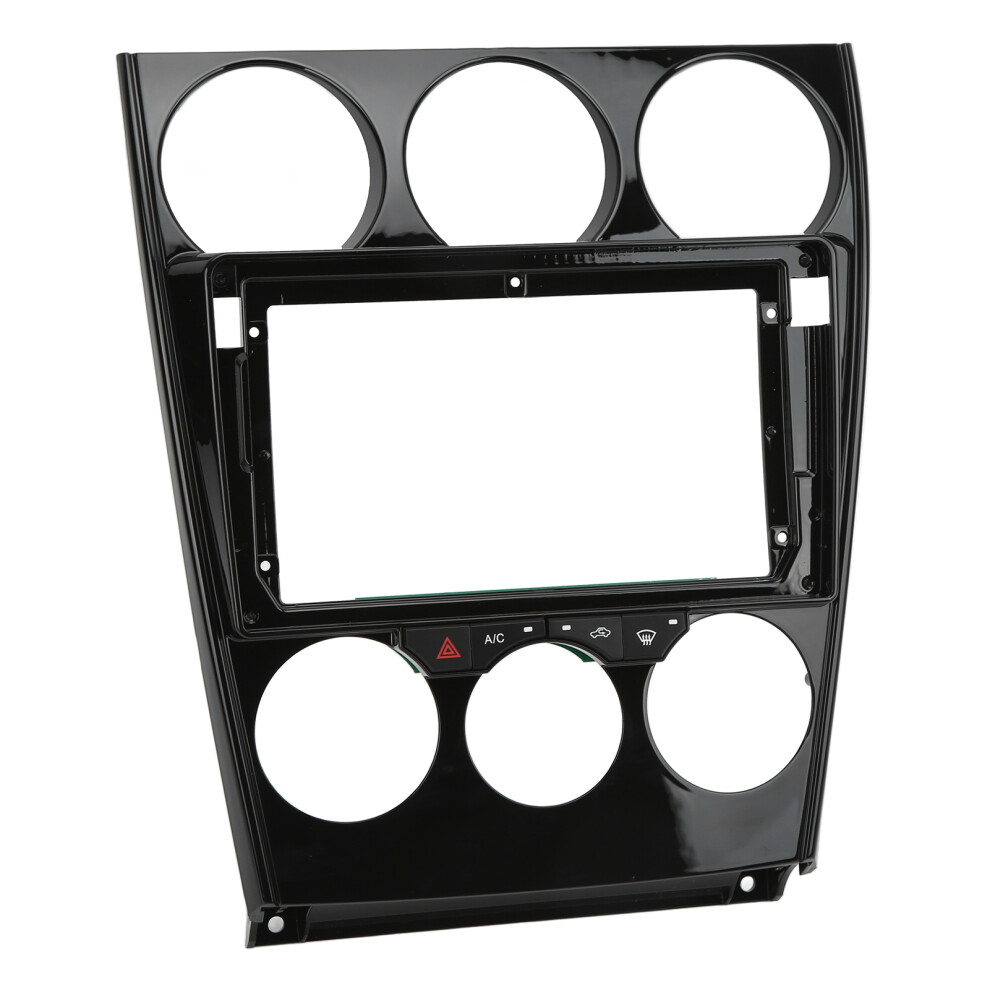 2Din Car Stereo Fascia Frame Replacement For Mazda 6 2004-2016, 9In Black 8471376008891