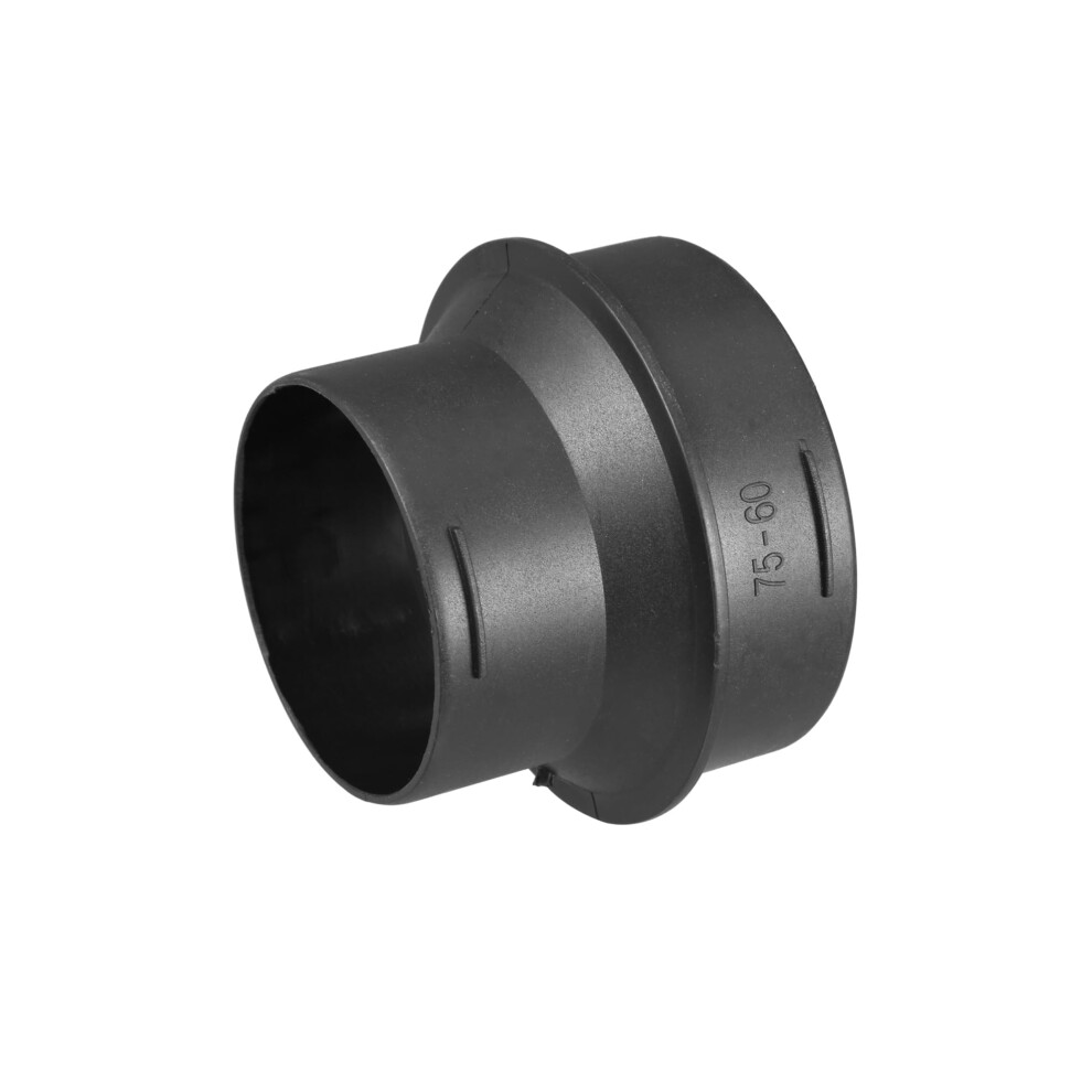 60Mm To 75Mm Car Heater Air Duct Pipe Vent Connector Dust Proof Scratch Resistant Black 9382693351197