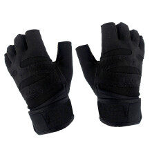 Performance Cycling Gloves For Enthusiasts, Grip Wristwrap Weight Lifting Gloves With Breathable Mesh And Elastic Wrist Support, Ideal For Workouts, W