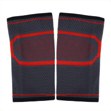 Knee Support Sleeve, Ergonomic Design Breathable Fabric Knee Brace for Men and Women, Knee Compression Sleeve with Adjustable Strap for Enhanced Comfo