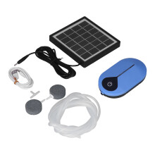 Akvariumoxygenator med justerbar vinkel, soldrevet vandluftpumpe, der tilbyder miljøvenlige, alsidige solcelletilstande og batteribackup, kompakt og