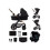 Kinderkraft Moov 2 3-in-1 Travel System - Black 2