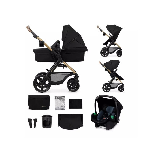Kinderkraft Moov 2 3-in-1 Travel System - Black 1