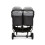 Ickle Bubba Venus Double Stroller - Space Grey 5