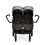 Ickle Bubba Venus Double Stroller - Space Grey 6