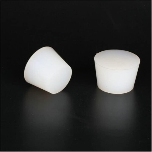 Silicone Rubber Plug  Temp Resistant Leakproof Seal Conical Stopper for Brewing Wine 2pcs 2