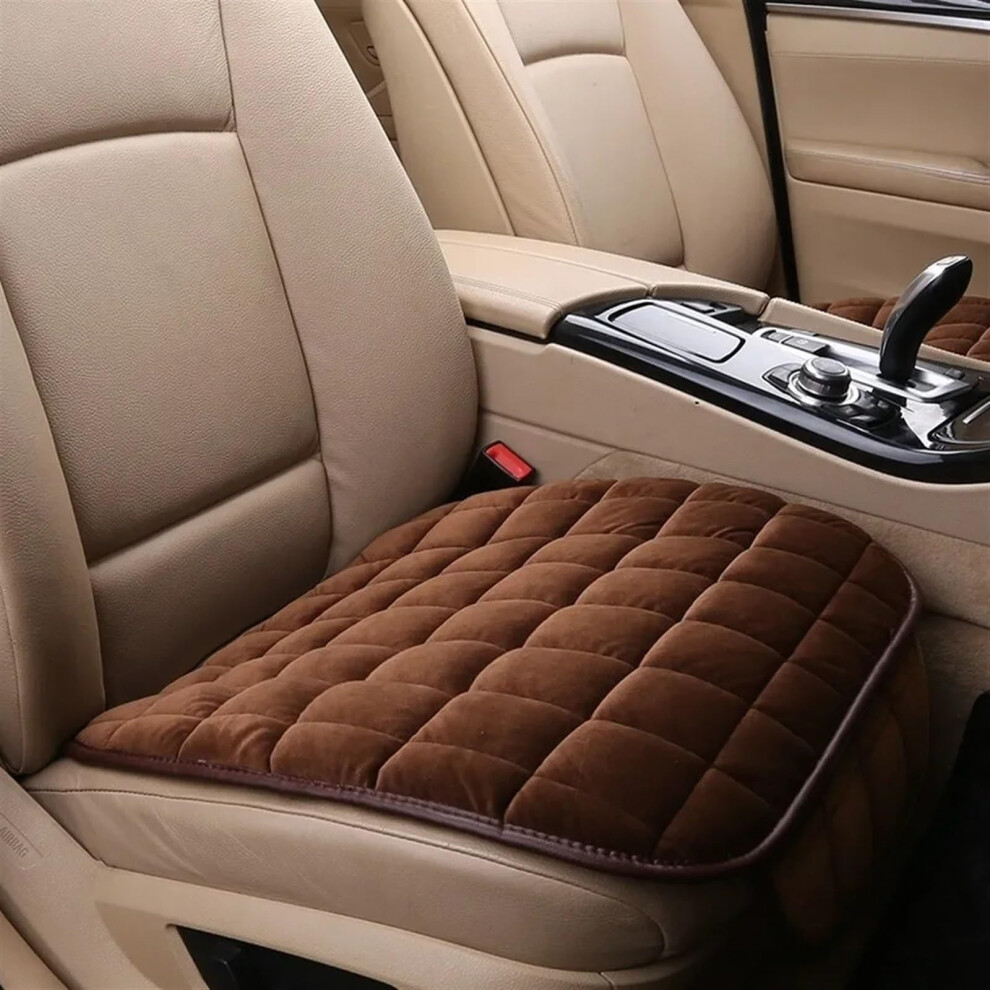 Car Seat Protector Waterproof Nonslip Breathable Front Seat Cover Cushion Pad Universal Brown 9347817588514
