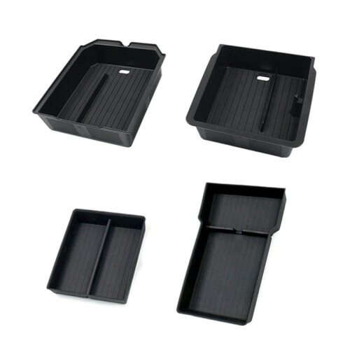 Center Console Organizer Lower Bottom Storage Tray Armrest Storage Box for  Model 3 Highland 2024 Accessories