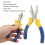Durable Archery Nocking Point Pliers D Loop Clamp Multi Functional for Bows 6