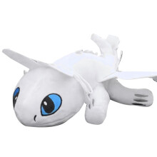 How to Train Your Dragon Toothless Little Flying Dragon Doll Decor Car Motorcycle Helmet Trim Quick Release 27CM B