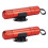 2 Pezzi Rompi-Finestrino per Auto Hammerdex, Rompi-Vetro per Auto Safehammer, per Emergenza Rosso 1