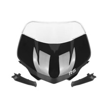 Para Street Triple 765RS 765 Moto2 2023 2024 Deflector de Pantalla Deportiva para Parabrisas de Motocicleta Negro