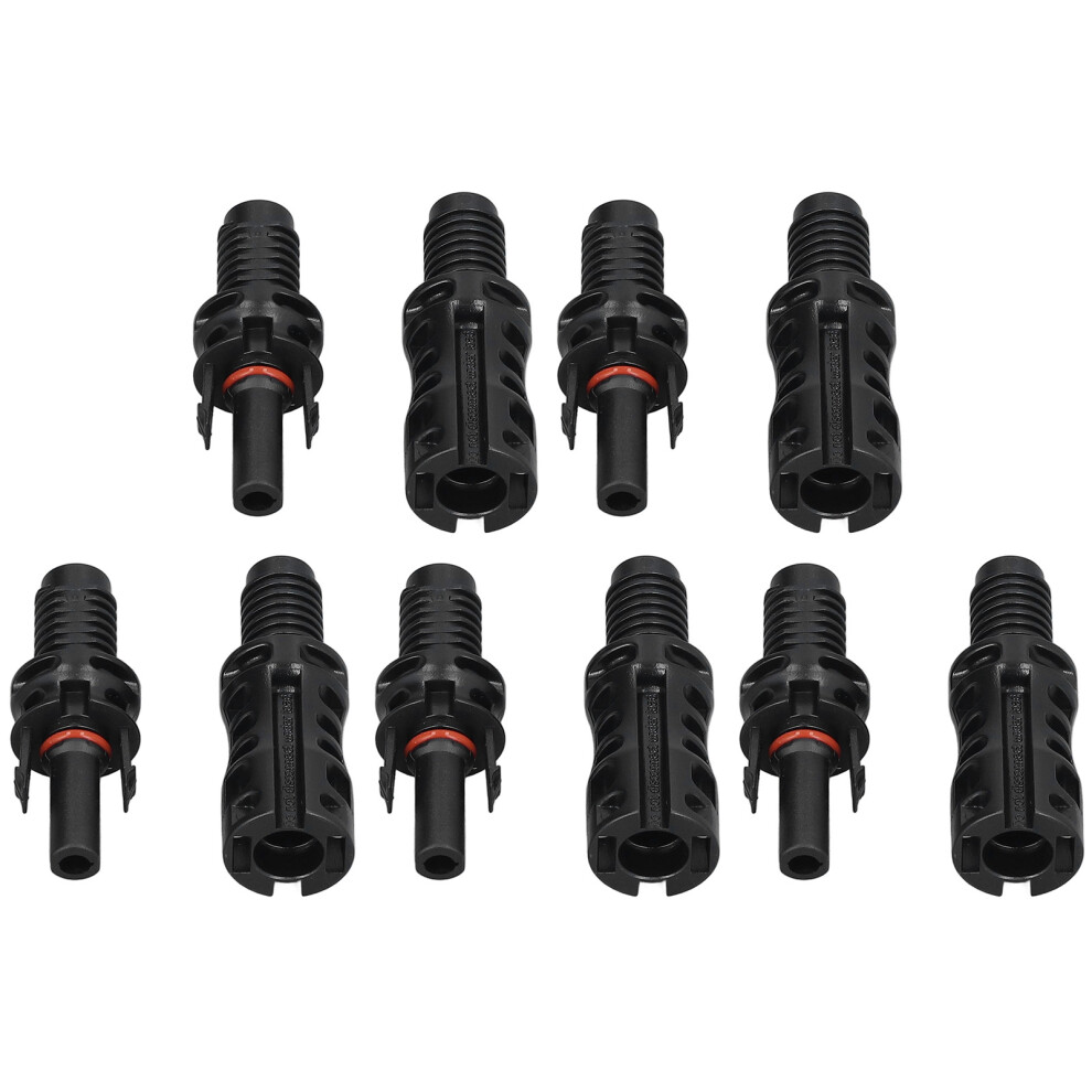 5 Sets Solar Cable Connectors Uv Resistant Male Female Header Pv-15Bmc 1500V 8481376017830