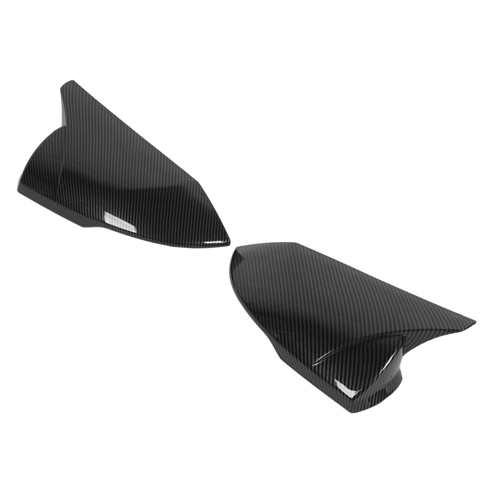 2Pcs Abs Rearview Mirror Covers For Hyundai Elantra 21+ Carbon Fiber Style 9311376017730