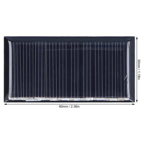 Mini Solar Cell 2Pcs 0.25W 5V Weatherproof Durable Polycrystalline Panel 2